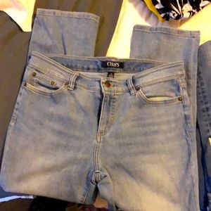 Chaps Denim Cropped Jeans